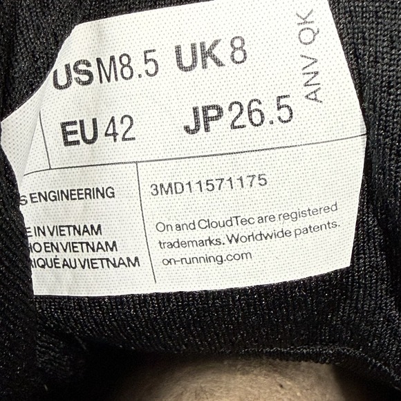 On Running Cloudtrax Men's Size 8.5 Sensa Sand Flame Hiking Mid Boot Shoes Tan - Picture 15 of 15